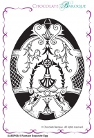 Russian Exquisite Egg Single Rubber stamp  - A6